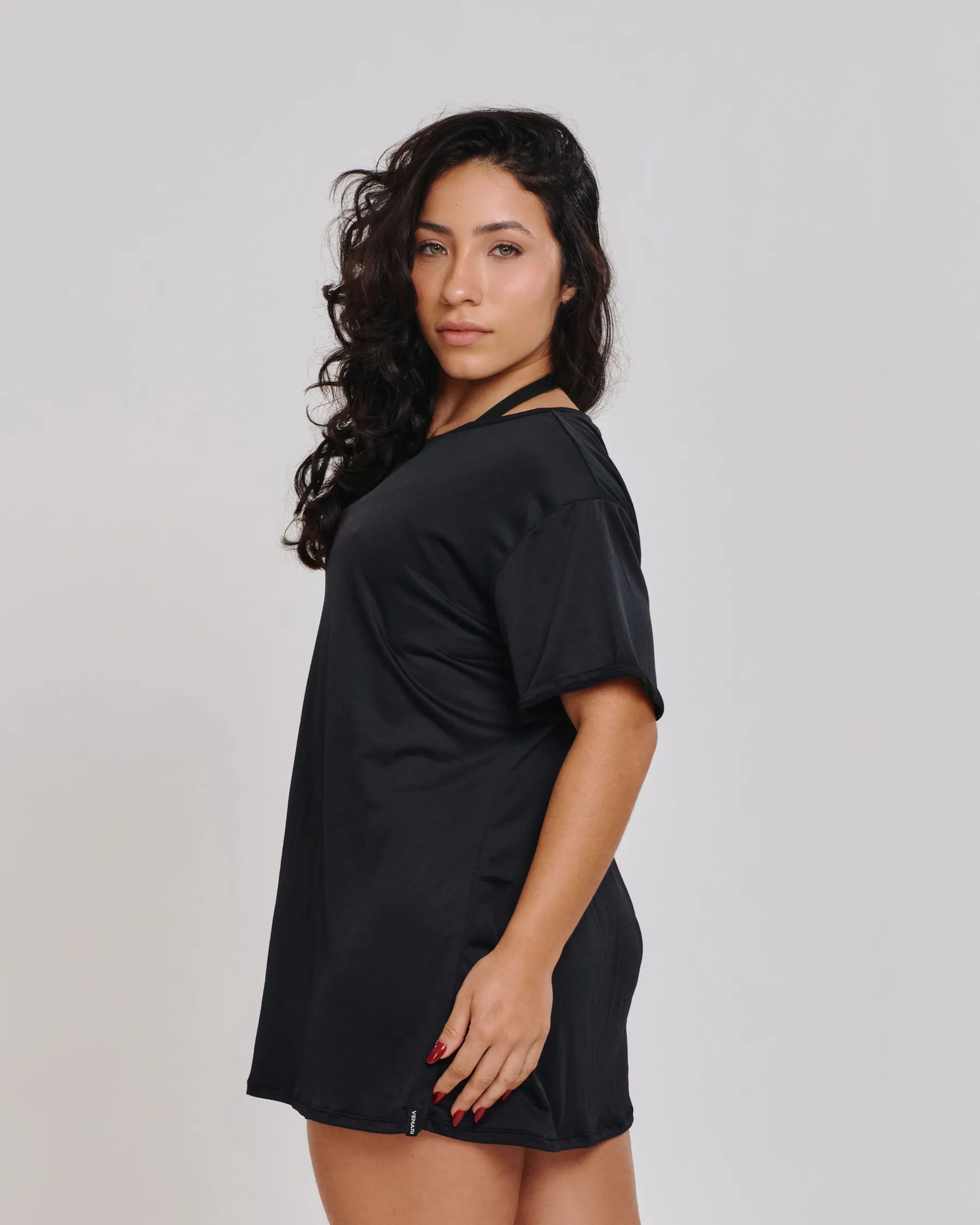 Blusa Oversized Isa Preto
