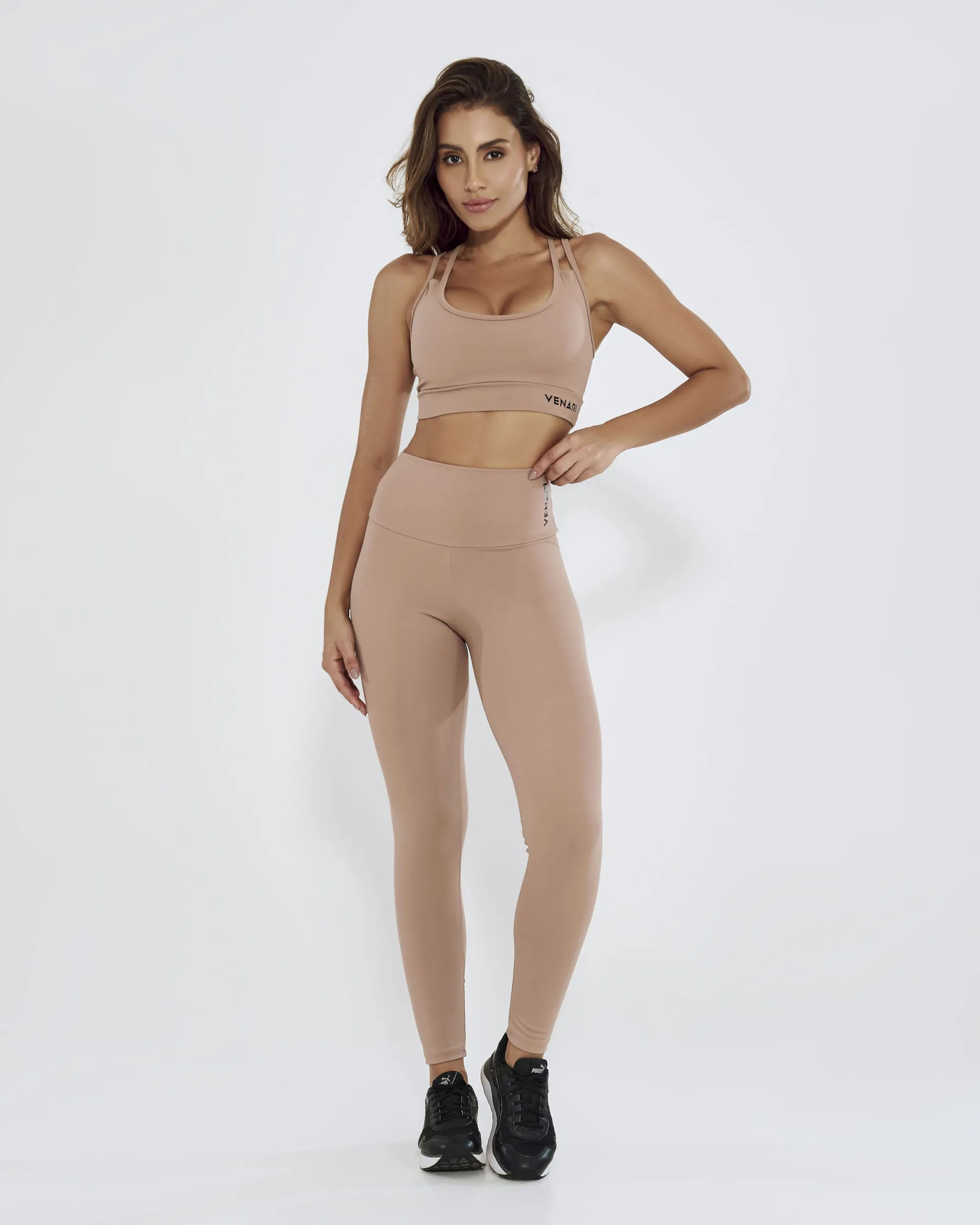 Calça Legging Básica Nude