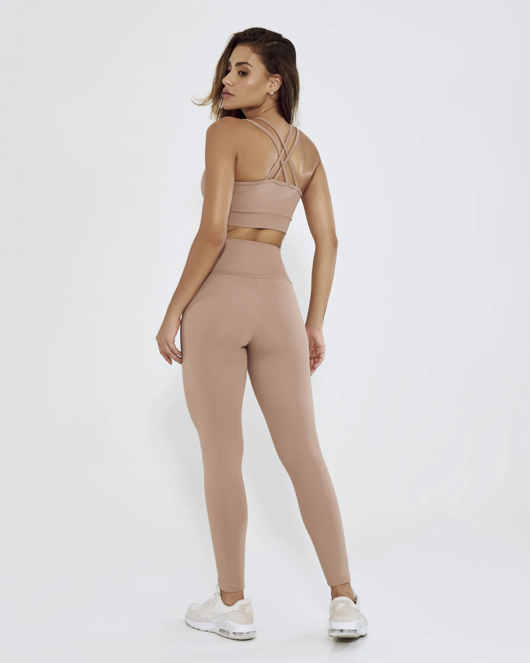 Calça Legging Básica Nude