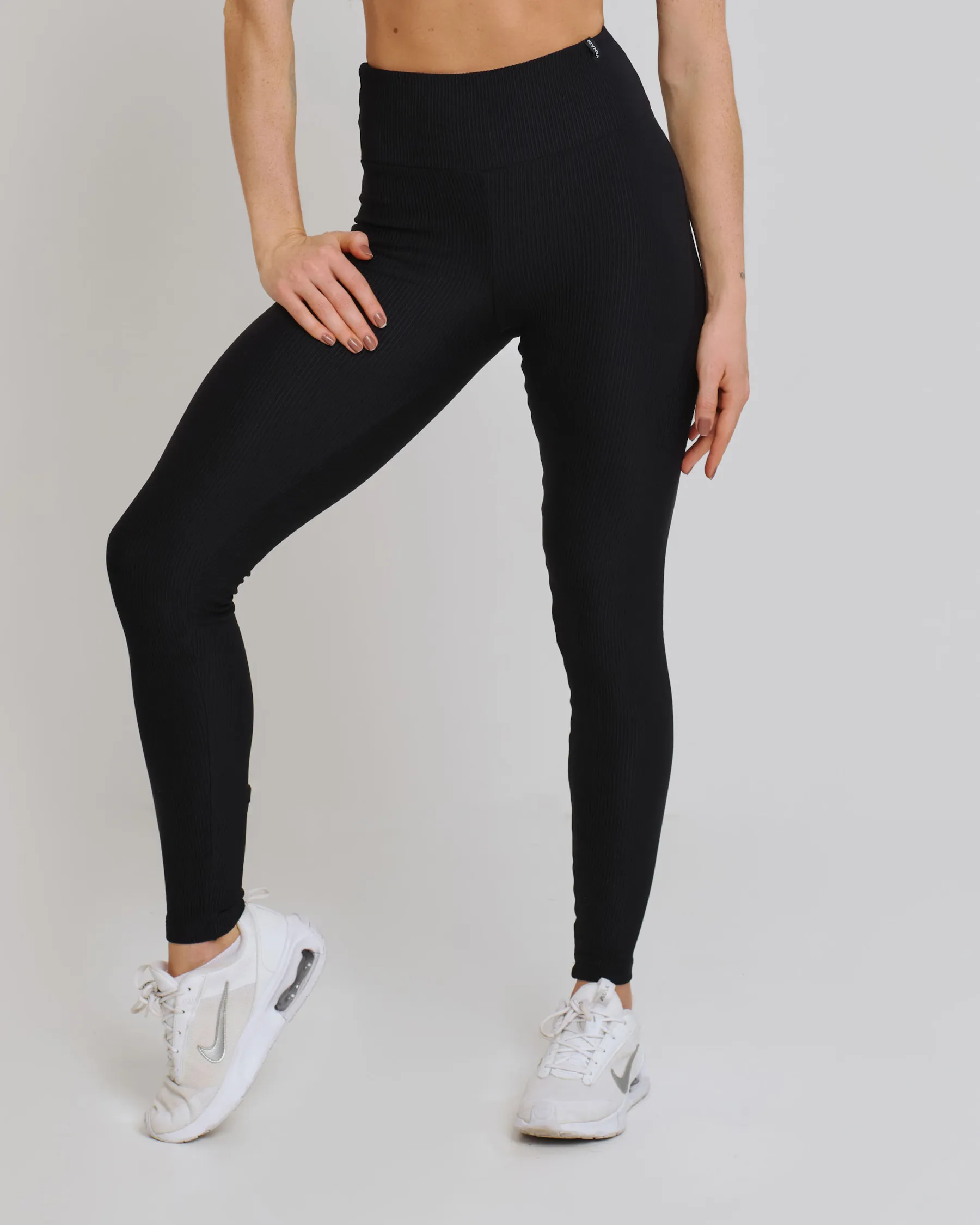 Calça Legging Canelada Eleva Preta