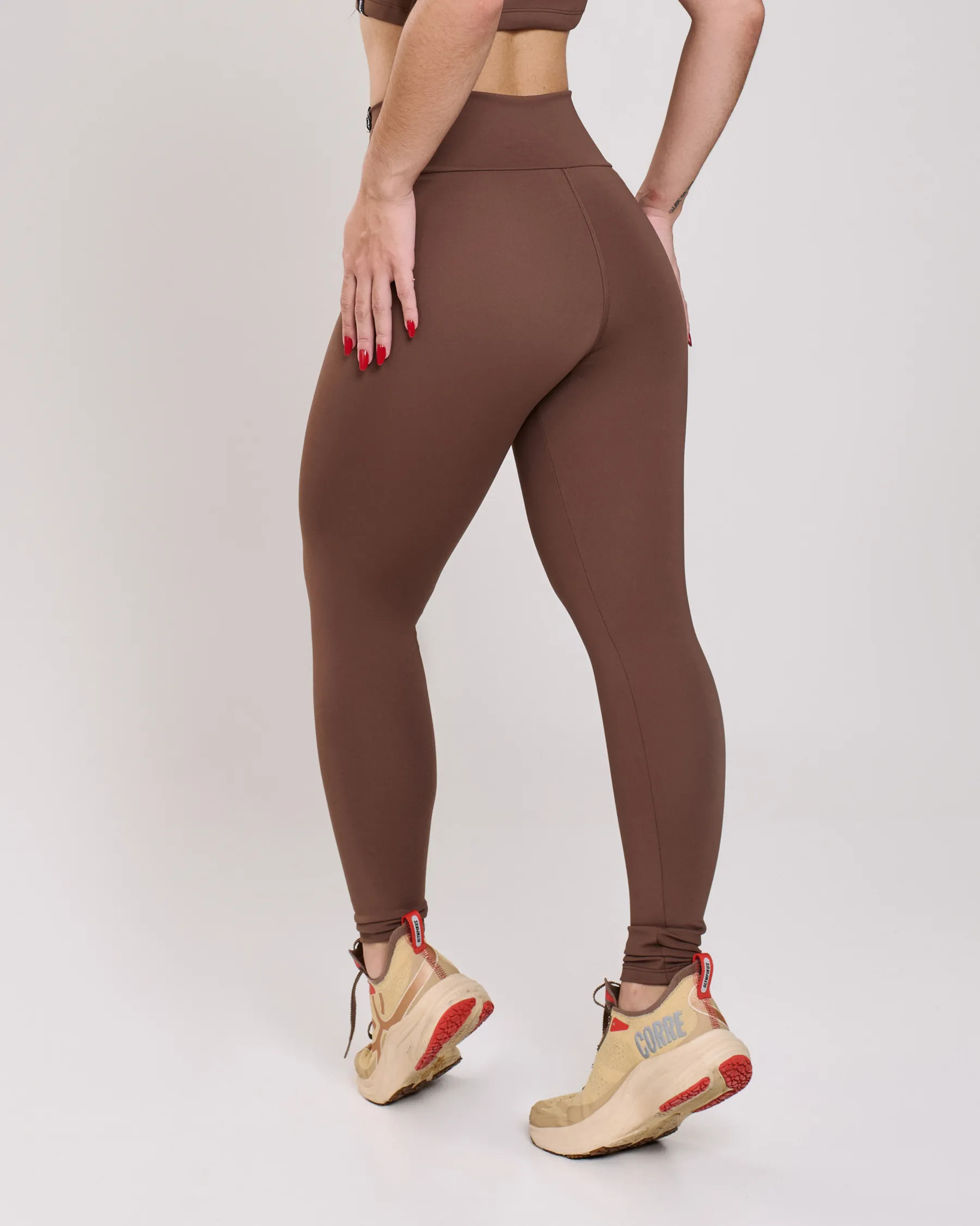 Calça Legging Cós Cruzado Gab Cacau