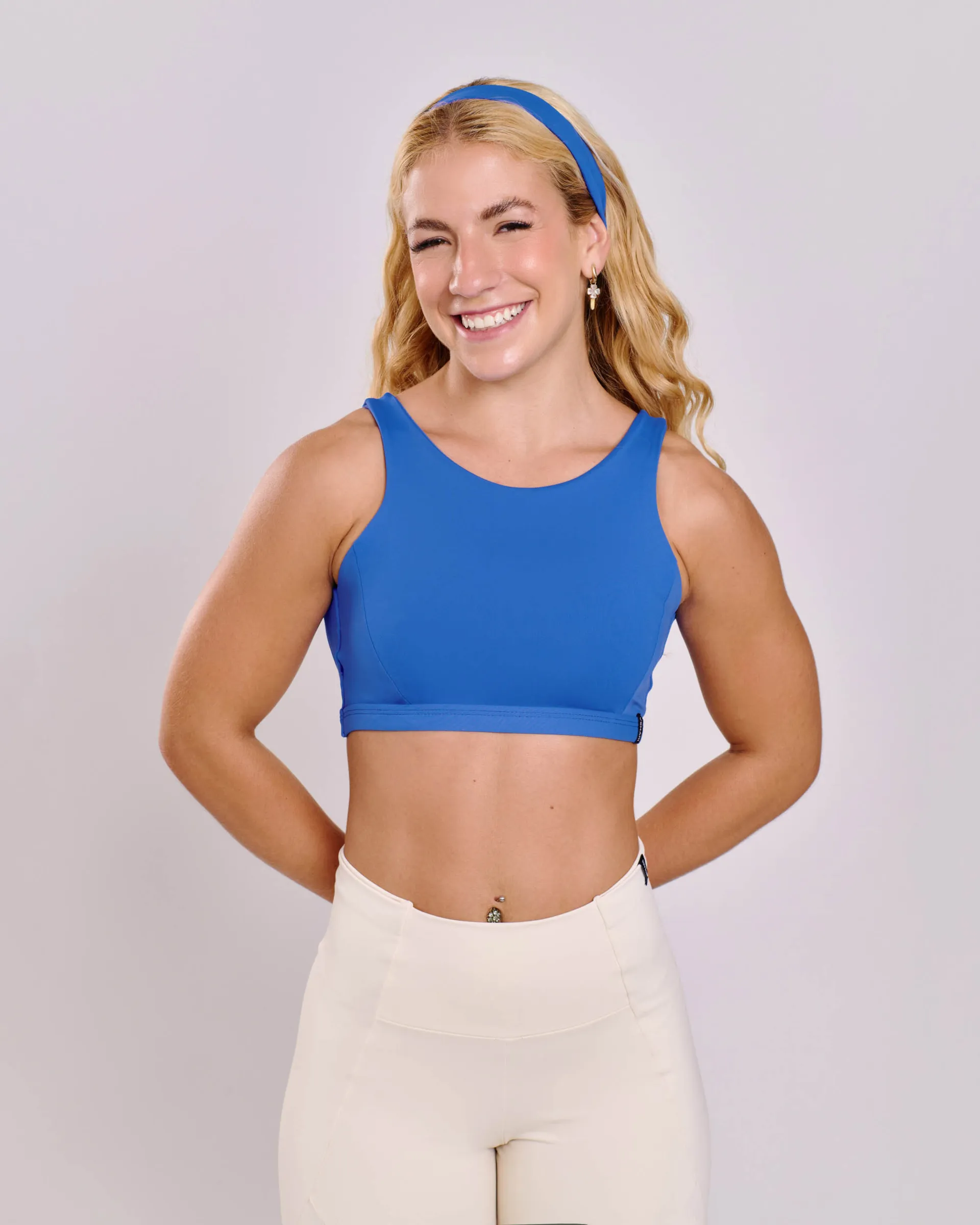 Faixa De Cabelo Aura Azul Royal