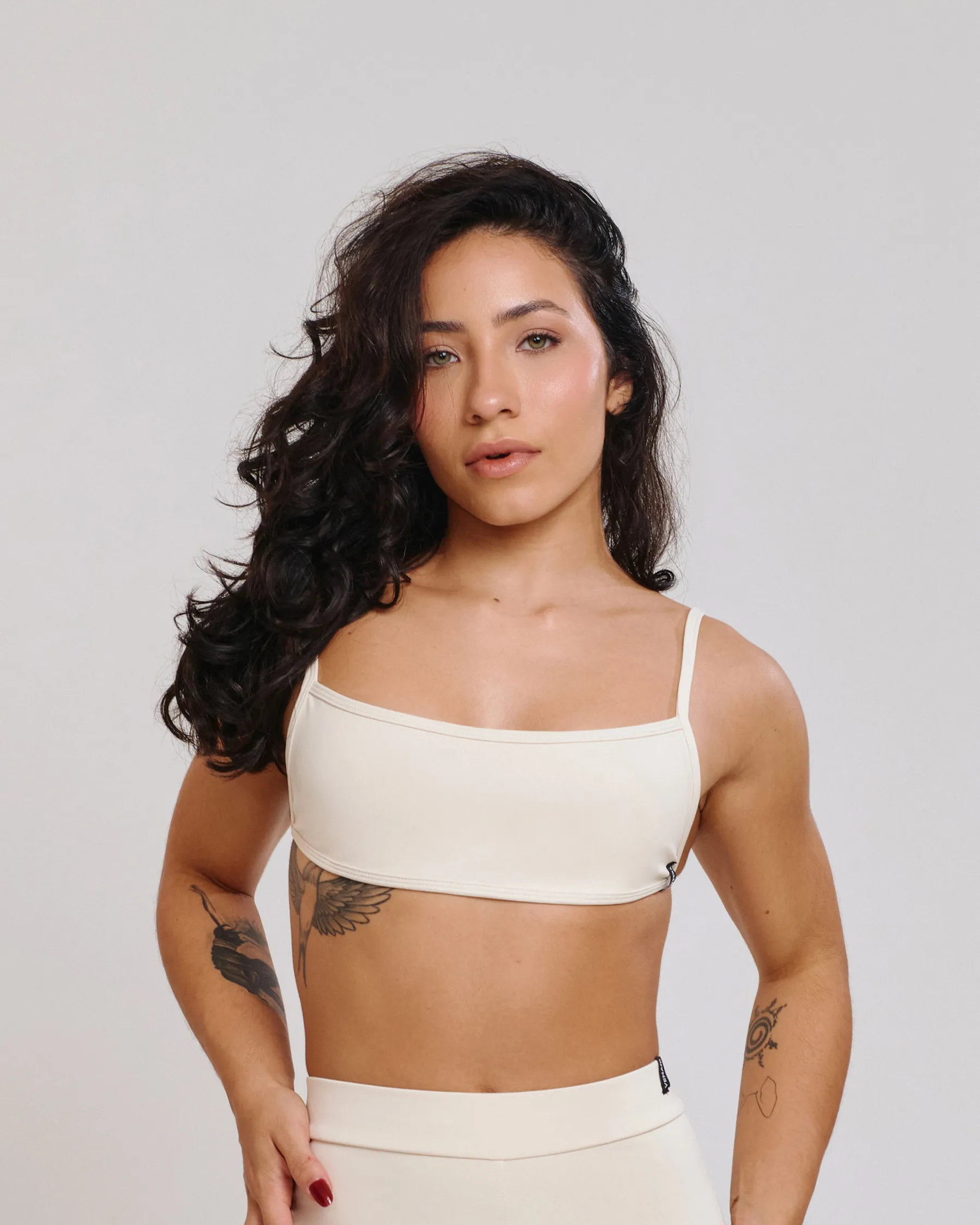 Top Aberto Isa Off White