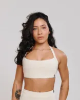 Top Frente Única Isa Off White