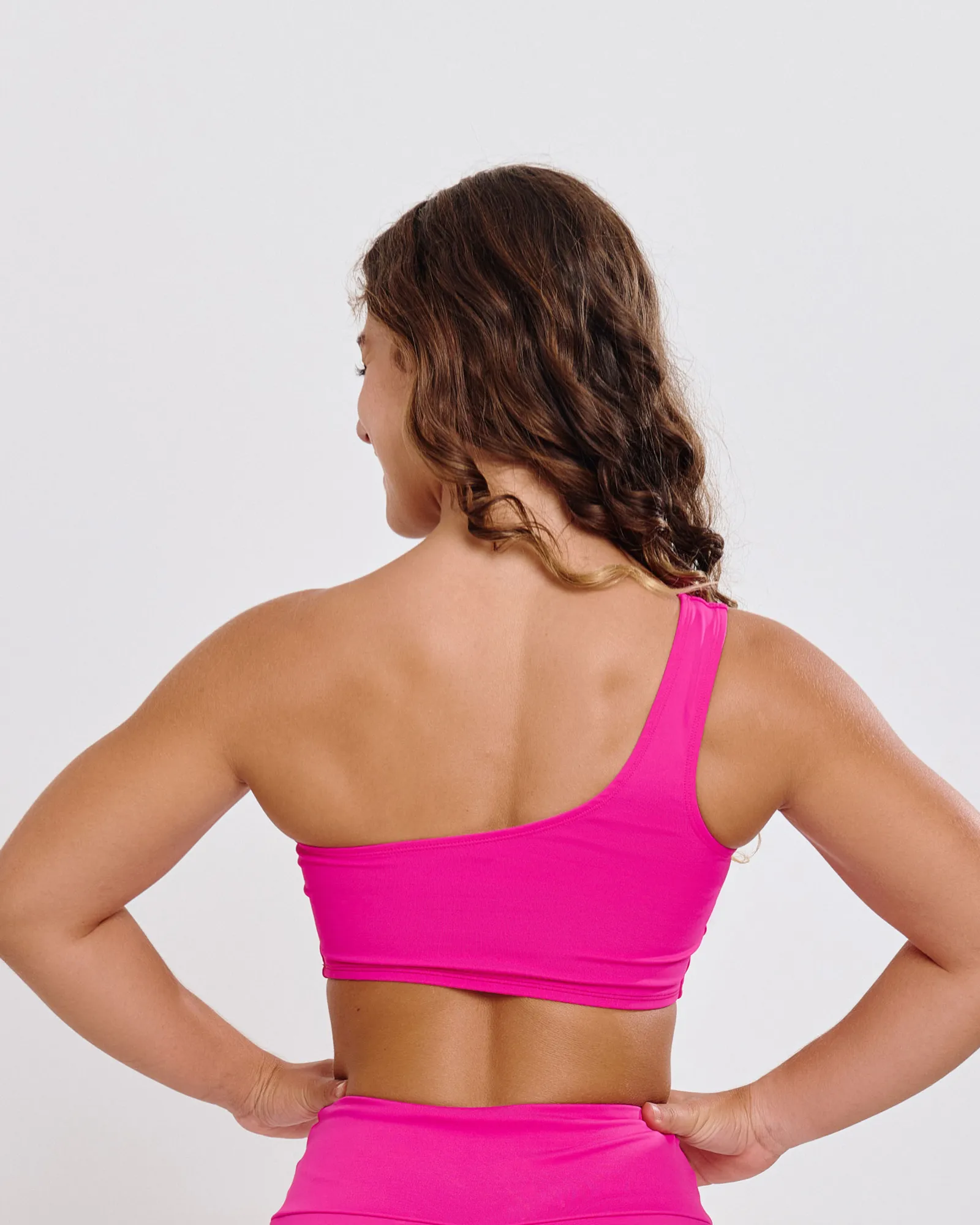 Top Ombro Único Ju Mamute Rosa Pink