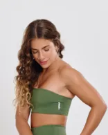 Top Ombro Único Ju Mamute Verde Militar